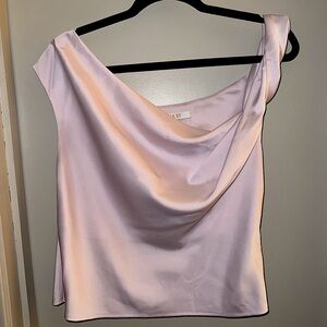 Womens Hemline Silk Top